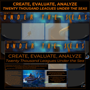 Preview of TWENTY THOUSAND LEAGUES UNDER THE SEAS | GOOGLE SLIDES ASSIGNMENT