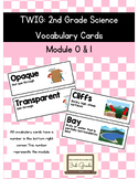 TWIG 2nd Grade Science Vocab Cards Module 0 & 1