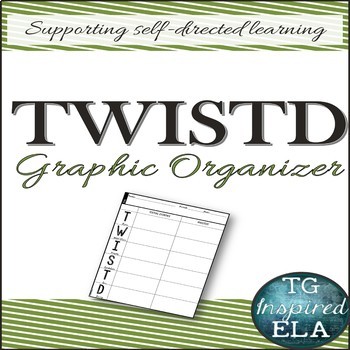 Preview of Graphic Organizer: TWIST --- Literary Analysis --- Pre-AP Strategies