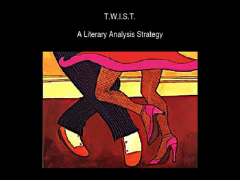 Preview of TWIST Literary Analysis Strategy PowerPoint