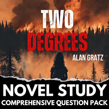 Preview of TWO DEGREES By Alan Gratz - Novel Study Comprehensive Question Pack