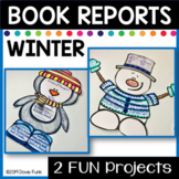 TWO Winter Story Elements Book Report Activities for January