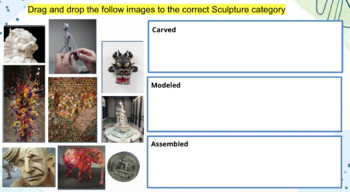 Preview of TYPES OF SCULPTURES: MATCHING ACTIVITY
