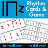 Preview of Music Rhythm Game- Ta, Ta-di/Ti-ti, Rest (flashcards, aural dictation, centers)