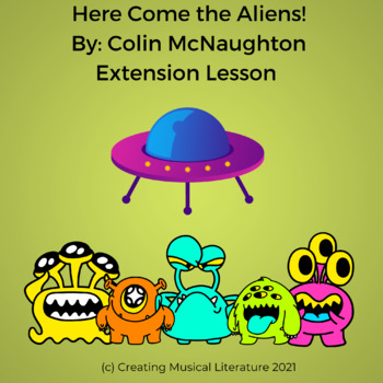 Preview of Ta and Ti-Ti Decoding and Ostinato Lesson Using Here Come the Aliens! Book