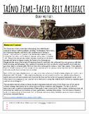 Taíno Artifact DBQ: 500 Year Old Rare Zemi-Faced Belt!