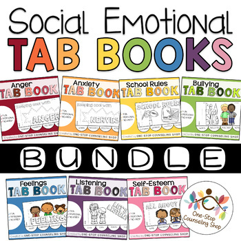 Preview of Social Emotional Tab Book Bundle