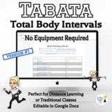 Tabata Total Body Intervals Version #1 - Editable in Google Docs!