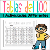 Tabla del 100- 11 tablas con diferentes actividades