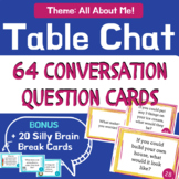 Table Chat- 64 Conversation Cards + BONUS 20 Silly Brain B