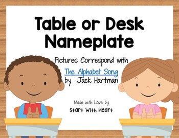Preview of Table/Desk Nameplate