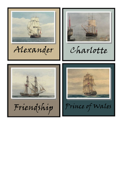 Preview of Table Group Signs - First Fleet