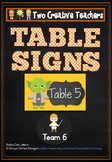 Table Labels Team Labels Star Wars Theme