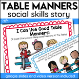 Table Manners Social Story Good Manners Cafeteria Breakfas