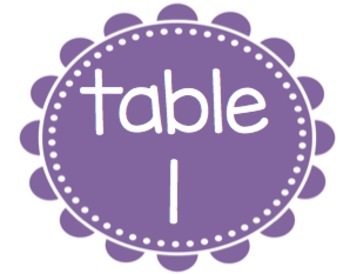 Preview of Table Numbers Bundle! Spanish & English!