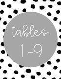 Table Numbers - Oh Happy Day Inspired!