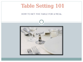 Table Setting 101