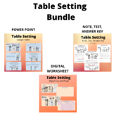 Table Setting Bundle For The Culinary High School And FCS 