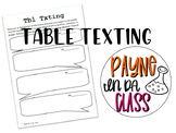 Table Texting