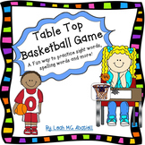 Sight Word Game ~Table Top Basketball