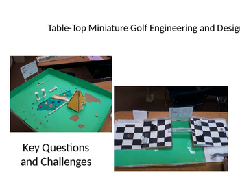 Preview of Table Top Mini-Golf Introductory Slideshow
