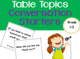 Table Topics| Conversation Starters for Kindergarten & Gra