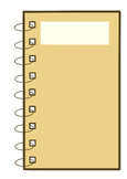 Table-lined Notebook Designs (Yellow)