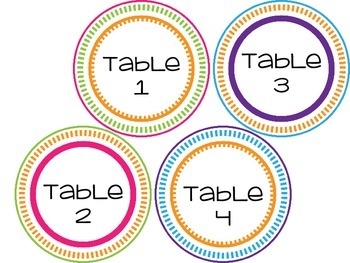 Table numbers english/ spanish by Galarza IT | Teachers Pay Teachers