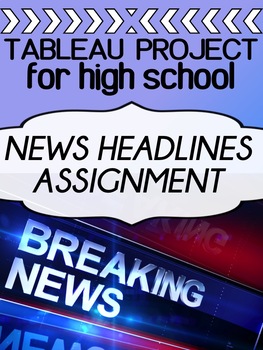 Preview of Tableau Drama Project for Middle School and High School - BREAKING NEWS!