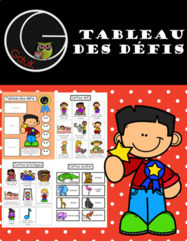 Preview of Tableau des défis