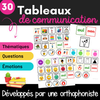 Preview of Tableaux de communication autisme | French Communication Boards