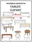 Tables Clipart (For Personal and Commercial Use)