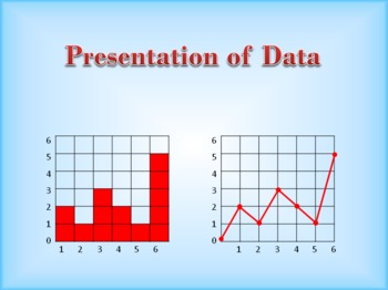 Preview of Tables, bar charts, and graphs - how to construct them in order to present data