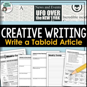 Preview of Expository or Creative Writing Activity - Write a Tabloid Article