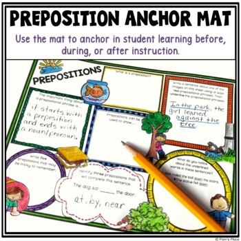 Prepositions by Pam's Place | Teachers Pay Teachers