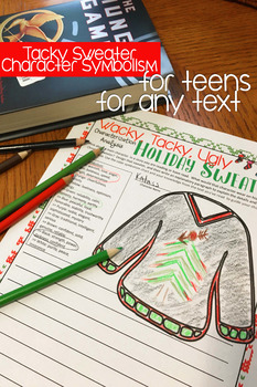 Wacky, Tacky, Ugly Christmas Sweater Event Pack, Literacy & Writing Activities