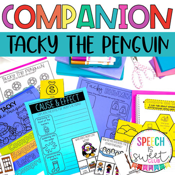 Preview of Tacky The Penguin Book Companion Activities | Winter Speech Therapy | Reading