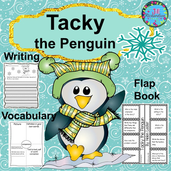 Preview of Winter Activities ESL Tacky the Penguin Activities Writing January
