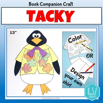 Preview of Tacky the Penguin - Book Companion Craft, March Reading Month