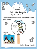 Tacky the Penguin - Comprehension Q & A Sticks, Craft, & More