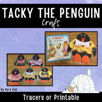 Preview of Tacky the Penguin Craft | Helen Lester