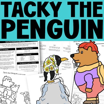 Preview of Tacky the Penguin Craft Interactive Read Aloud and Activities Penguin Activities