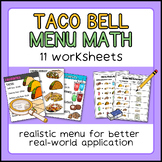 Taco Bell Menu Math