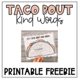 Taco-Bout Kind Words Activity