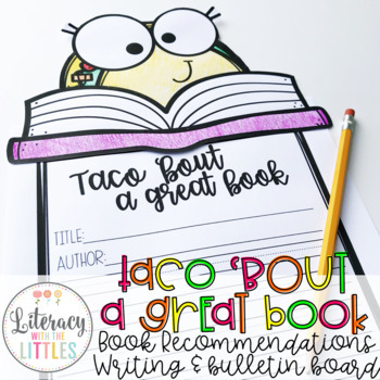 Preview of Taco 'Bout a Great Book | Book Report Recommendation Bulletin Board Display