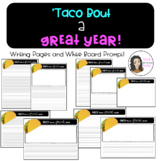 Taco 'Bout a Great Year! End of the year Writing