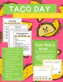 Preview of Taco Day End of Year Theme Day