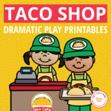 Restaurant Dramatic Play Printables Taco Truck Pretend Pla