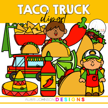 Preview of Taco Truck Clipart (Food Clip Art)
