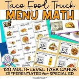 Taco Truck Menu Math - Money Math Activities (DIFFERENTIAT